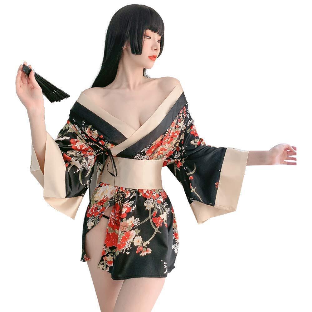 7164 Lingerie sexy lingerie Japanese retro kimono dress cosplay Japanese